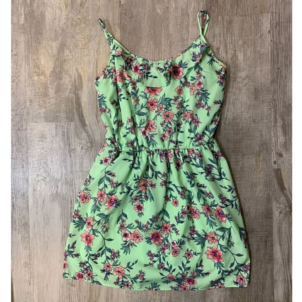 Decree mint floral strap dress - Picture 9 of 11